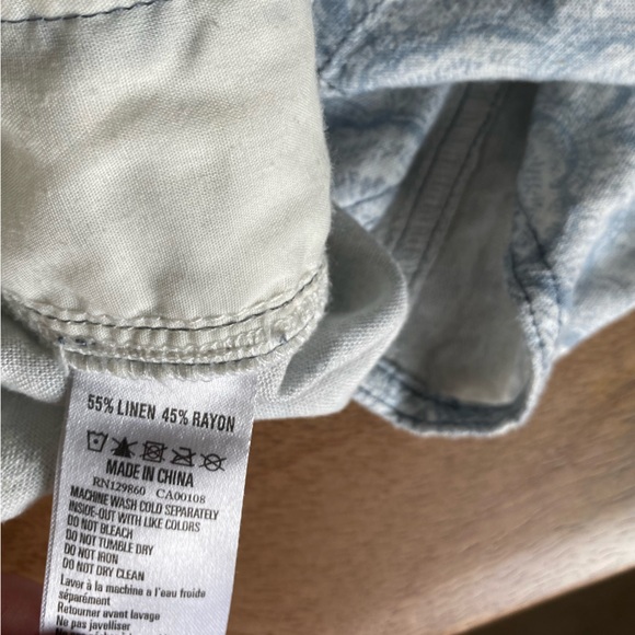 Rhythm Bivalve Jam Shorts 6” Linen Blend - Picture 4 of 7